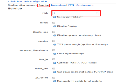 Configuration category service