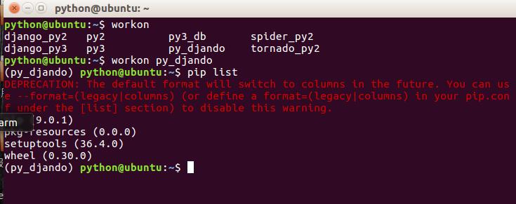 Pip 出现错误提示! The default format will switch to columns in the future